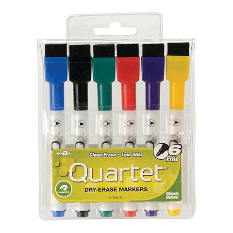 Quartet Magnetic Dry Erase Markers